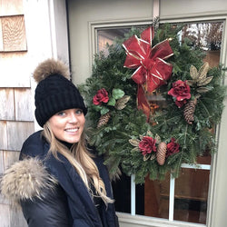Contactless Christmas Wreath Delivery Boston. Premium Fraser Fir Christmas Trees, Balsam Fir Christmas Trees